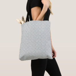 Bolsa Tote Eucalipto Minimalista dos Anos 1940 Azul Ardósia R