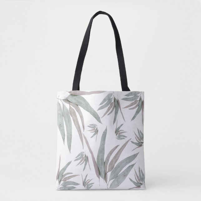 Bolsa Tote Eucalyptus deixa padrão (Frente)