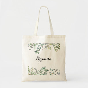 Bolsa Tote Eucalyptus Foliage Verde Delight Bridesmaid
