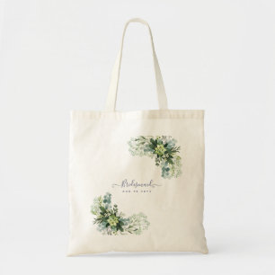 Bolsa Tote Eucalyptus Greenery Bebês Folhagem de Casamento R