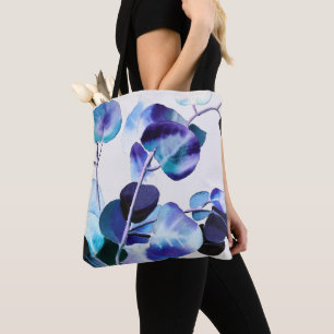 Bolsa Tote Eucalyptus Gum deixa a aquarela