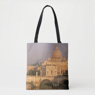 Bolsa Tote Europa, Itália, Roma, O Vaticano. Basílica San