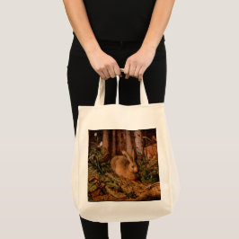 Bolsa Tote European Painting Rabbit Year 2023 grocery bag