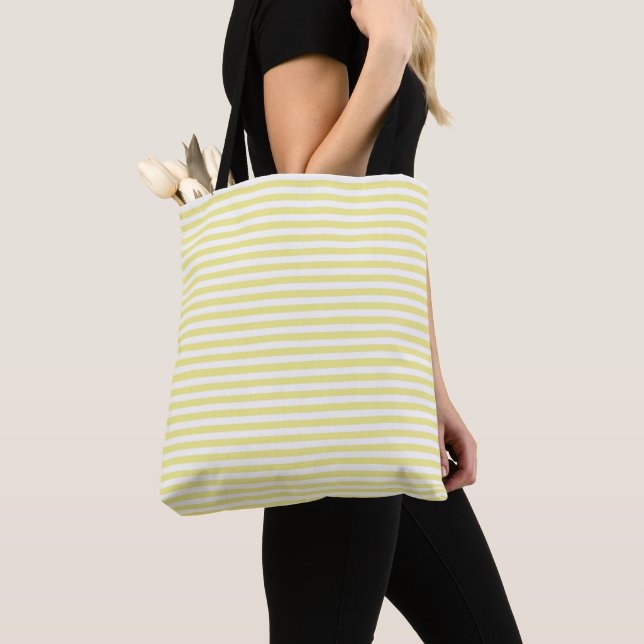 Bolsa Tote Eve 7 Amarelo Sofie Striped (Close Up)