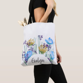 Bolsa Tote Evelyn Floral Monograma