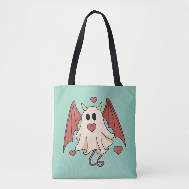 Bolsa Tote Evil ghost boo (Frente)