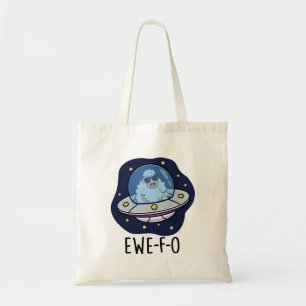 Bolsa Tote Ewe-F-O Funny UFO Pun