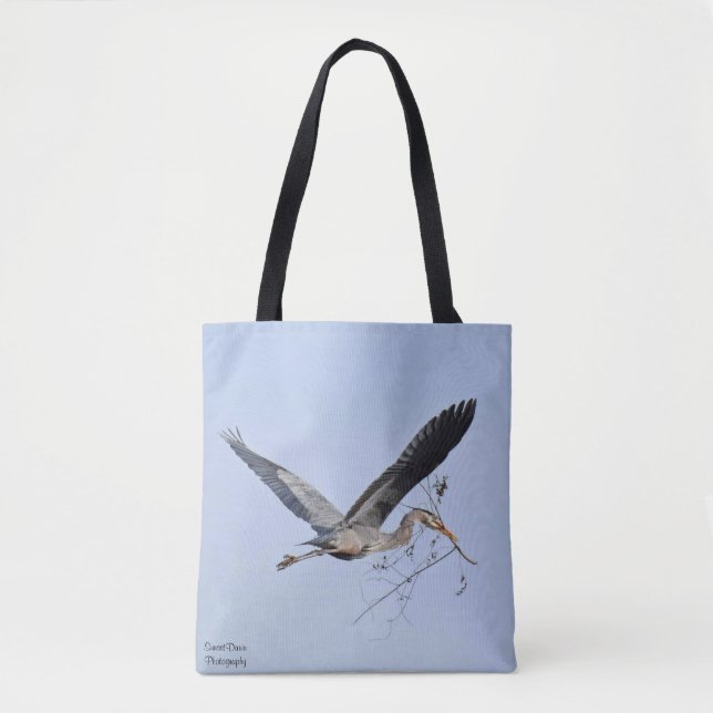 Bolsa Tote Excelente Blue Heron   (Frente)