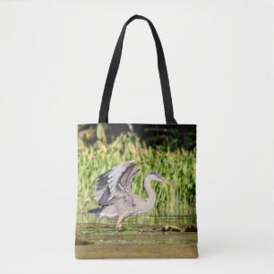 Bolsa Tote Excelente Blue Heron