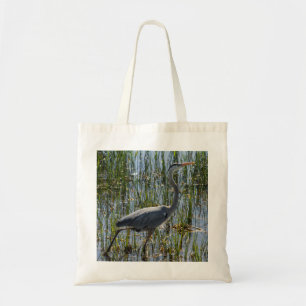 Bolsa Tote Excelente Blue Heron Bird Closeup Photoshop