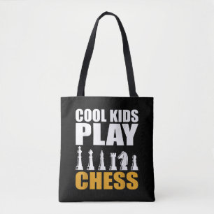 Bolsa Tote Excelente Chess Garotos Chess Piece Garotas