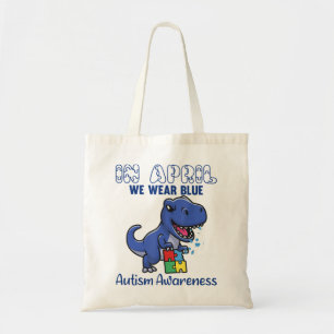 Bolsa Tote Excelente T-Rex Em Abril Vestimos A Consciência D