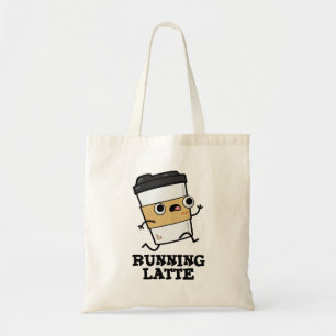 Bolsa Tote Executando O Café Engraçado Latte