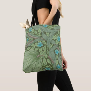 Bolsa Tote Exemplo de padrão de papel de parede com Forget-M