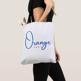 Bolsa Tote Exército Laranja