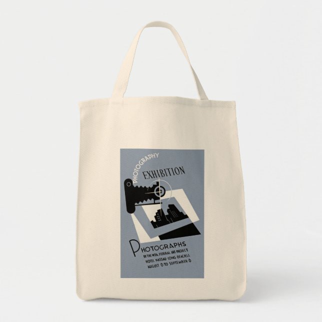 Bolsa Tote Exibição de Fotografia (Frente)