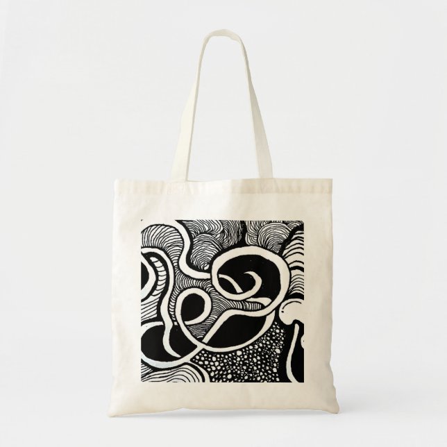 Bolsa Tote Expansão do Zentangle | Mães abstrato (Frente)