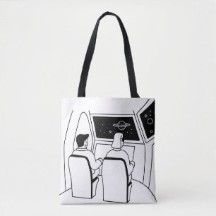 Bolsa Tote experiência no turismo espacial, passageiros