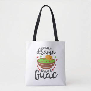 Bolsa Tote Expire Drama Inspire Guac Divertido Praia de Festa