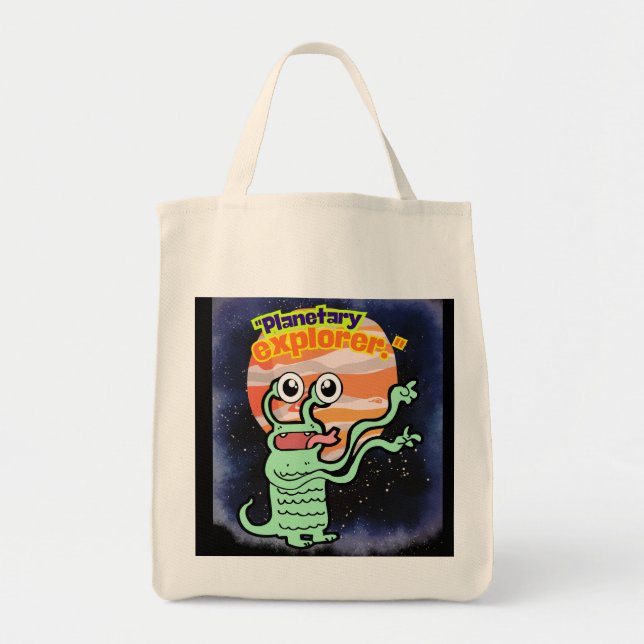 BOLSA TOTE EXPLORADOR PLANETÁRIO (Frente)