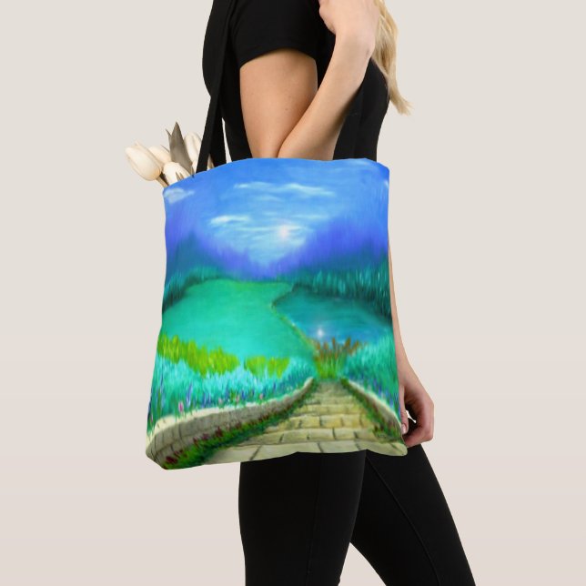 Bolsa Tote Explorar a Vida (Close Up)