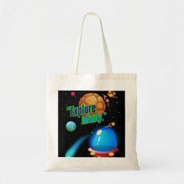 Bolsa Tote Explore o infinito