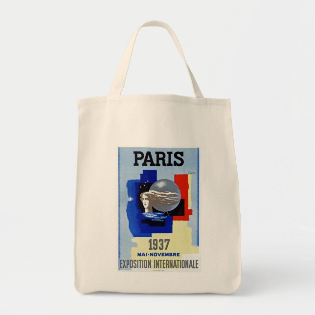 Bolsa Tote Exposição Internacional de Paris (Frente)