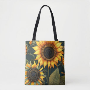 Bolsa Tote expressão artística impressionista das flores do s