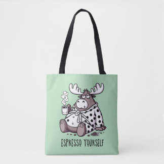 Bolsa Tote Expresse-se com Humor Antilha de Cerveja Sonolenta