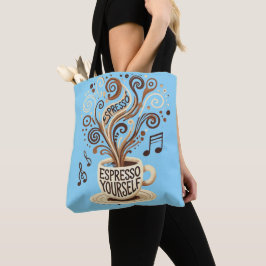 Bolsa Tote Expresse-se – Sacola de Criatividade Coada