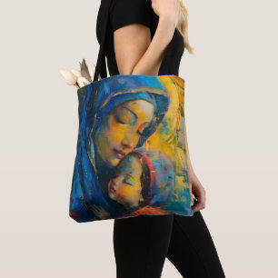 Bolsa Tote Expressionismo Maria e Jesus