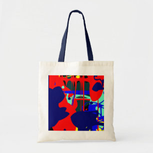 Bolsa Tote Expressionista de Abstrato digital 08