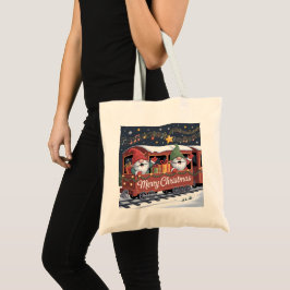 Bolsa Tote Expresso Musical dos Gnomos Whimsical