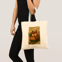 Bolsa Tote Expresso Musical dos Gnomos Whimsical