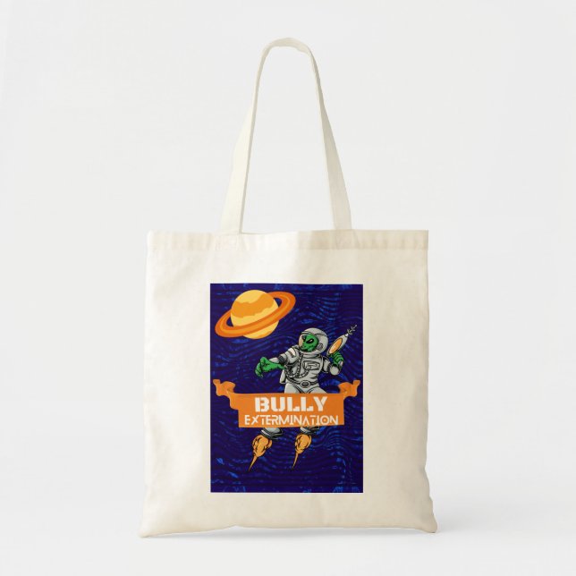 Bolsa Tote exterminador de touros de alienígena (Frente)