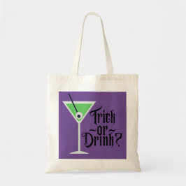 Bolsa Tote Eyeball Martini Halloween Trick Ou Treino Para Adu