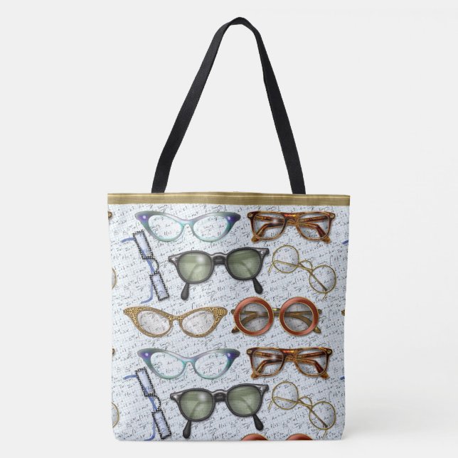 Bolsa Tote Eyeglass Fashion Pattern (Frente)