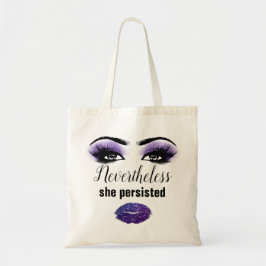Bolsa Tote Eyelashes Motivacionais Personalizar Lábios de Bei