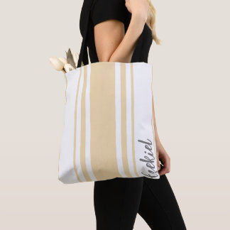 Bolsa Tote Ezekiel Minimalista Stripes Monograma