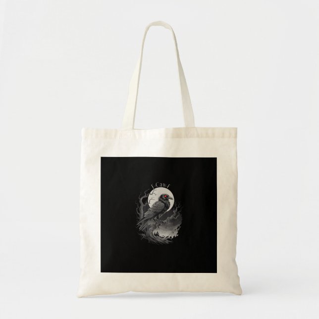 Bolsa Tote F-Caw-F Bird Creative Art (Frente)