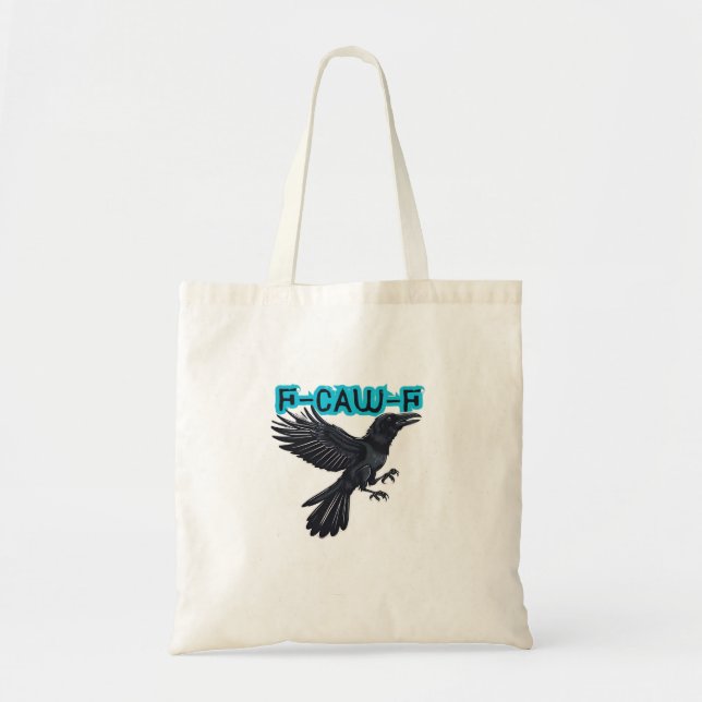 Bolsa Tote F Caw F Creative Casual Style (Frente)