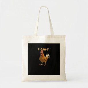Bolsa Tote F-Caw-F Frango Gráfico Criativo Essencial