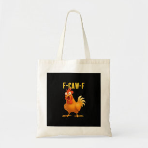 Bolsa Tote F Caw F Galinha Engraçada Meme Estilo Moderno Tend