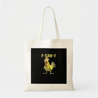 Bolsa Tote F Caw F Humor de Frango Citação Estilo Vintage