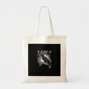 Bolsa Tote F Caw F Pássaro Engraçado Corvo Design Casual Cria