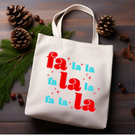 Bolsa Tote Fa La La Natal