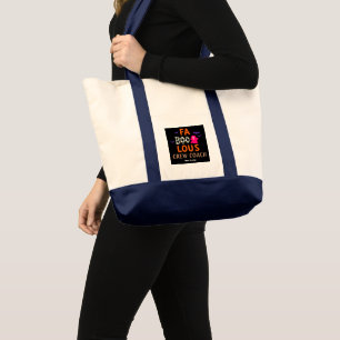 Bolsa Tote Fabooloso treinador do Halloween Festa Ghost Engra