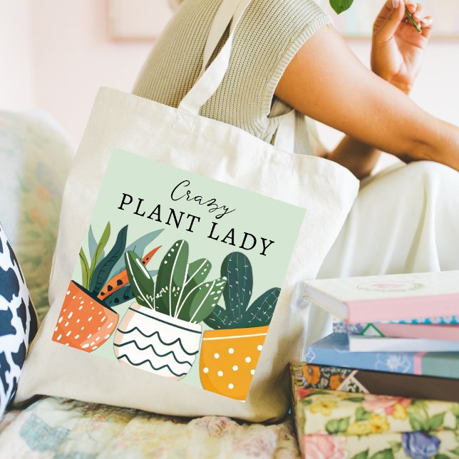 Bolsa Tote Fábrica Louca De Plantas Loucas (Criador carregado)