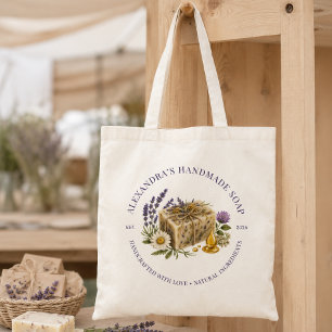 Bolsa Tote Fabricante de Sabonete Artesanal Ilustrado Botânic