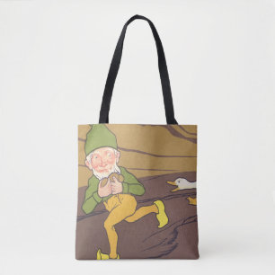 Bolsa Tote Fábula Antiga de Esopo - O Ganso que Punha Ovos de